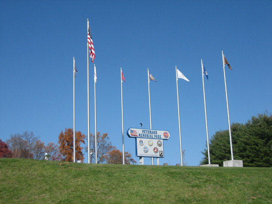 Veterans Memorial Park located in Abingdon, Virginia